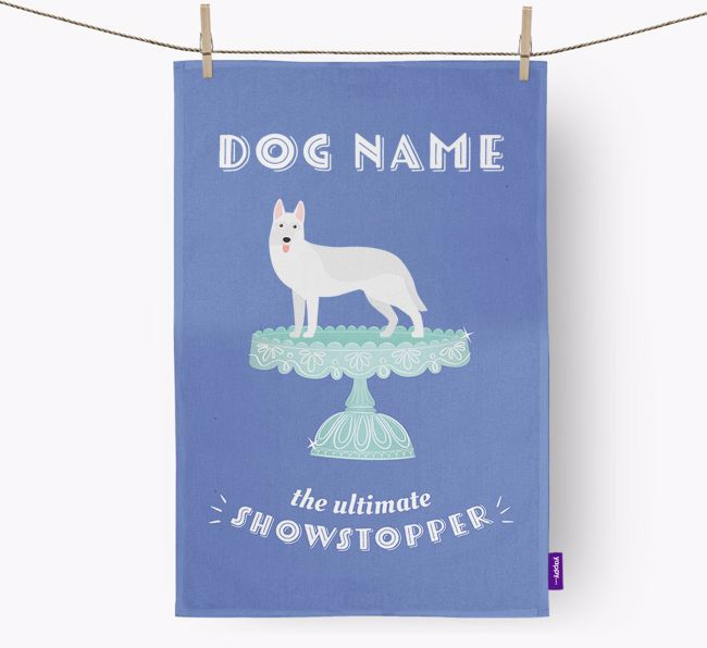 'The Ultimate Showstopper' - Personalised {breedFullName} Tea Towel